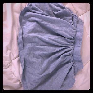 GAP Kids Girls heather blue skort, size 8